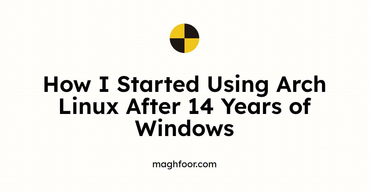 How I Started Using Arch Linux After 14 Years of Windows (2024)